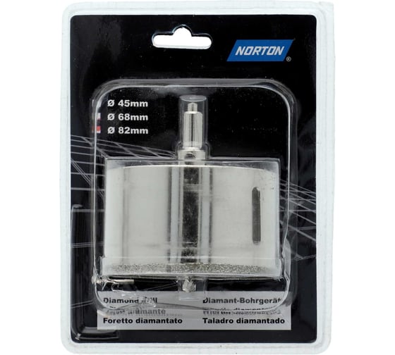 Изображение товара Коронка со сверлом для плитки Diamond drill 82 мм Pro NORTON 310316730