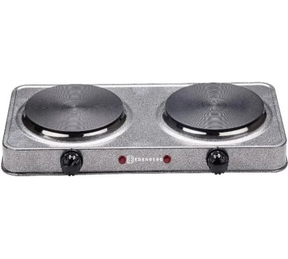 Изображение товара Электрическая плита EDENBERG дисковая, двухконфорочная, 2500Вт/220В EB-62197