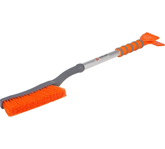 Изображение товара Щетка от снега и льда Airline AB-R-03 с мягкой щетиной и двойным скребком 77 см