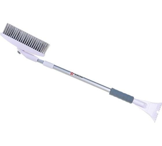 Изображение товара Щетка от снега + скребок Airline распушён.щетина, поворотная голова, телескоп.рукоятка 86-123см AB-R-06R