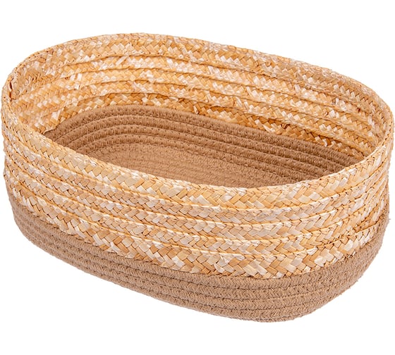 Изображение товара Стеллажная корзина Natural House сканди, 29x19x12 cм, какао QR-24M