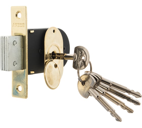 Изображение товара Врезной замок APECS 90-K-G 17285