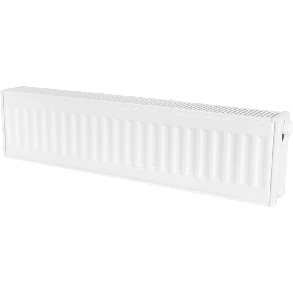 Изображение товара Стальной панельный радиатор ROMMER compact боковое подключение 1200 мм белый 11 м² теплоотдача