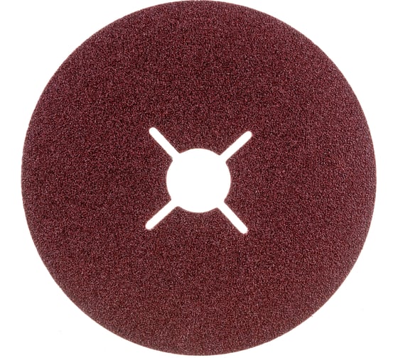 Изображение товара Круг фибровый гибкий (125 мм; P80) 5 шт. ПРАКТИКА 645-419