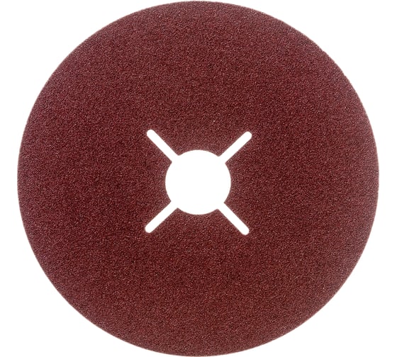 Изображение товара Круг фибровый гибкий (125 мм; P120) 5 шт. ПРАКТИКА 645-433