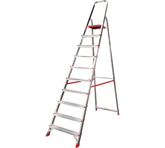 Изображение товара Профессиональная стремянка Новая Высота 10 ступеней, Max нагр. 180 кг, 2К башмаки, 3110110