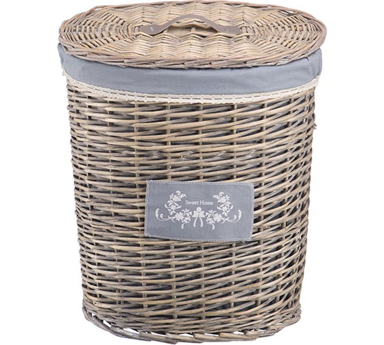 Изображение товара Бельевая корзина Natural House овальная, лен EW-18 M