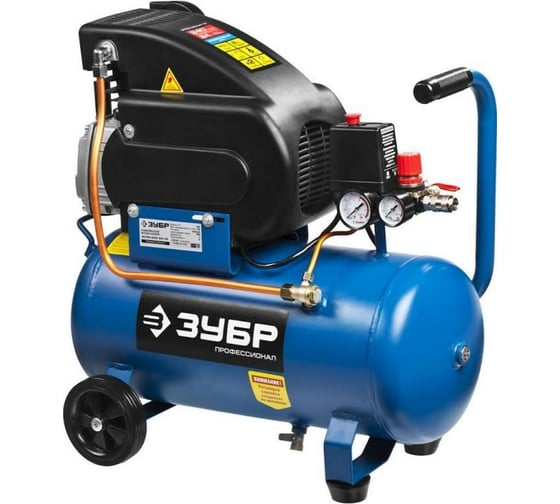 Изображение товара Масляный компрессор ЗУБР Профессионал 240 л/мин, 24 л, 1500 Вт ЗКПМ-240-24-1.5