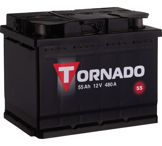Изображение товара Аккумулятор TORNADO 6ст 55 N, 480 А CCA, 555107080