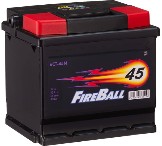 Изображение товара Аккумулятор FIRE BALL 6ст 45 N, 410 А CCA, 545103020