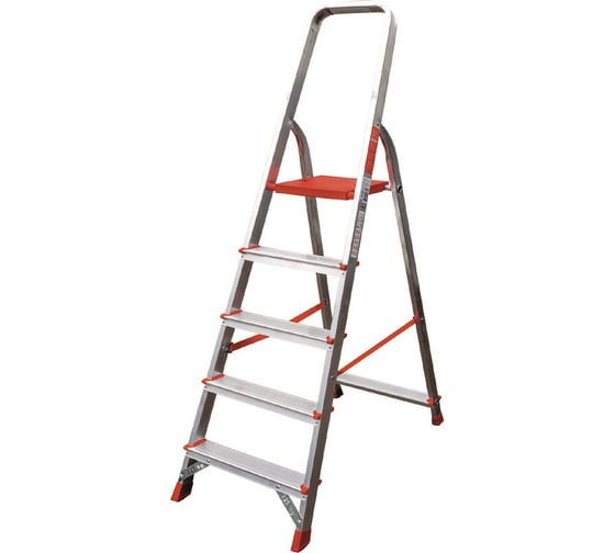 Изображение товара Профессиональная стремянка Новая Высота 5 ступеней, Max нагр. 225 кг, 2К башмаки, 3110105