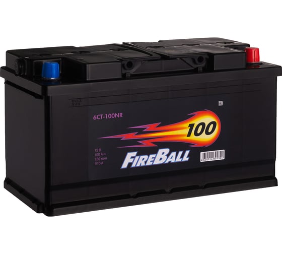 Изображение товара Аккумулятор FIRE BALL 6ст 100 NR, 810 А CCA, 600120020