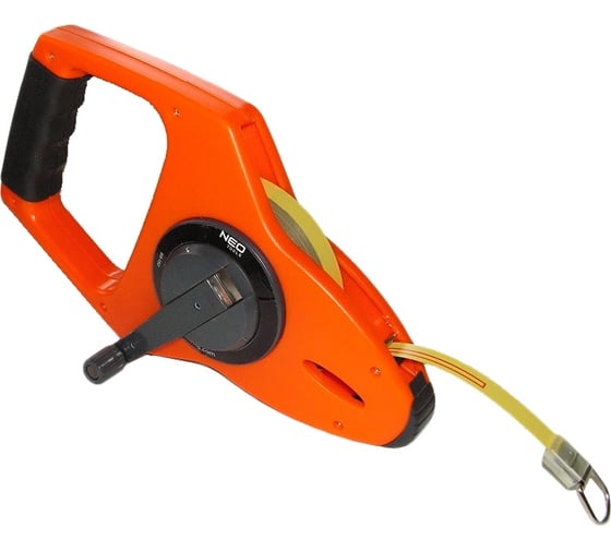 Изображение товара Геодезическая мерная лента NEO Tools 50 м х 13 мм сталь + нейлон быстрая смотка 68-150