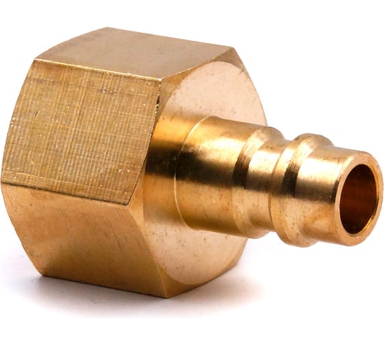 Изображение товара Соединение быстросъемное пневматическое HQ-PF12 «папа»-внутр. резьба 1/2" (латунь) HQ-mech УТ000002477