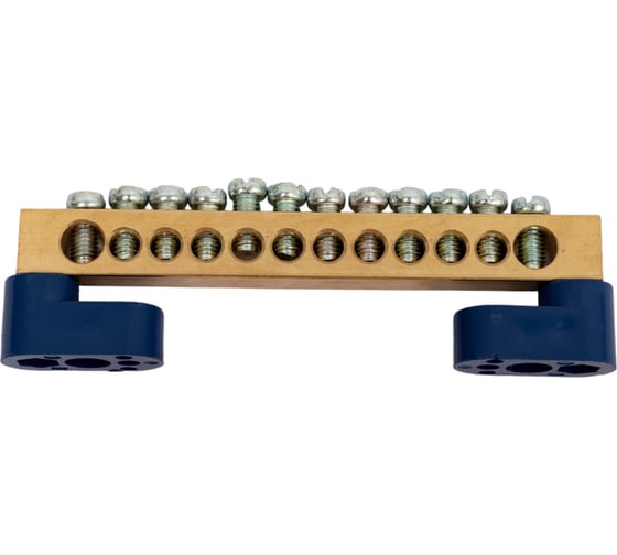 Изображение товара Нулевая шина Navigator на двух угловых изоляторах 8х12-12 71179