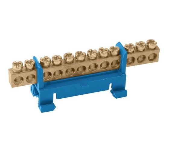 Изображение товара Нулевая шина Navigator на DIN-изоляторе "Стойка" 10 шт 6х9-10 71182