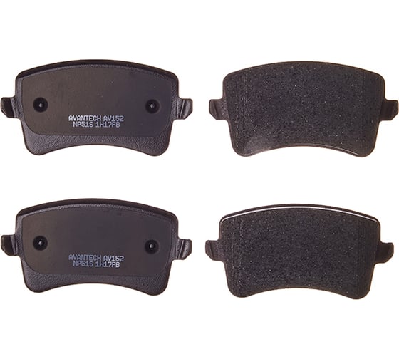 Изображение товара Колодки тормозные дисковые AV152 (противоскрипная пластина в комплекте) Avantech 1740210