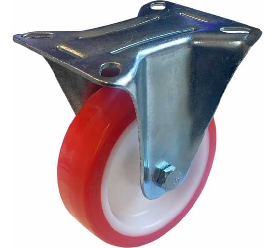 Изображение товара Колесо промышленное неповоротное (125 мм; полиуретан; нейлон; PVC Medium) 52125R-01-PPU FNP52 MFK-TORG 52021125