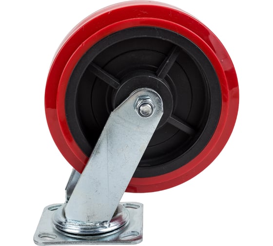 Изображение товара Колесо большегрузное поворотное (200 мм; полиуретан; нейлон; PVC SCpn80) MFK-TORG 62023200