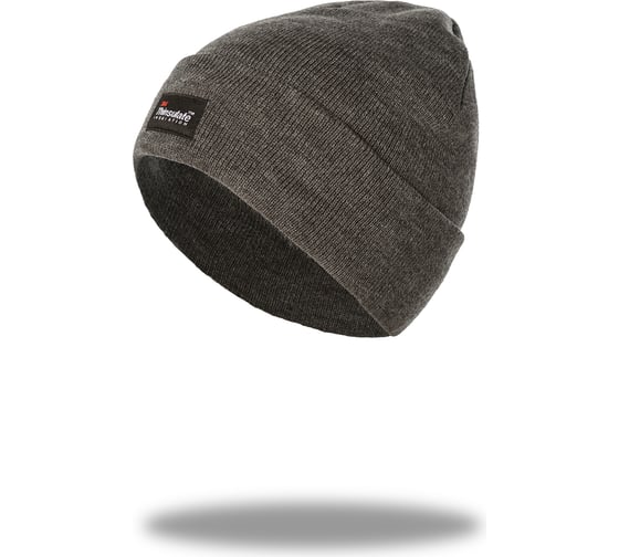 Изображение товара Вязаная шапка на флисе с утеплителем СОЮЗСПЕЦОДЕЖДА темно-серая 2000000186603