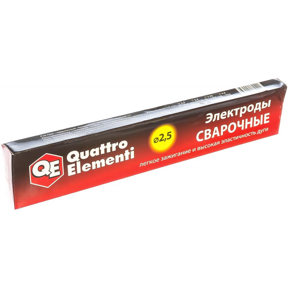 Сварочные электроды QUATTRO ELEMENTI держатель электрода quattro elementi