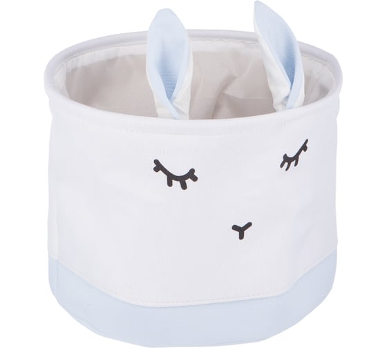 Изображение товара Тканевая корзина для хранения HANDY HOME кролик, 32x32x25 см, небесный LIS-02