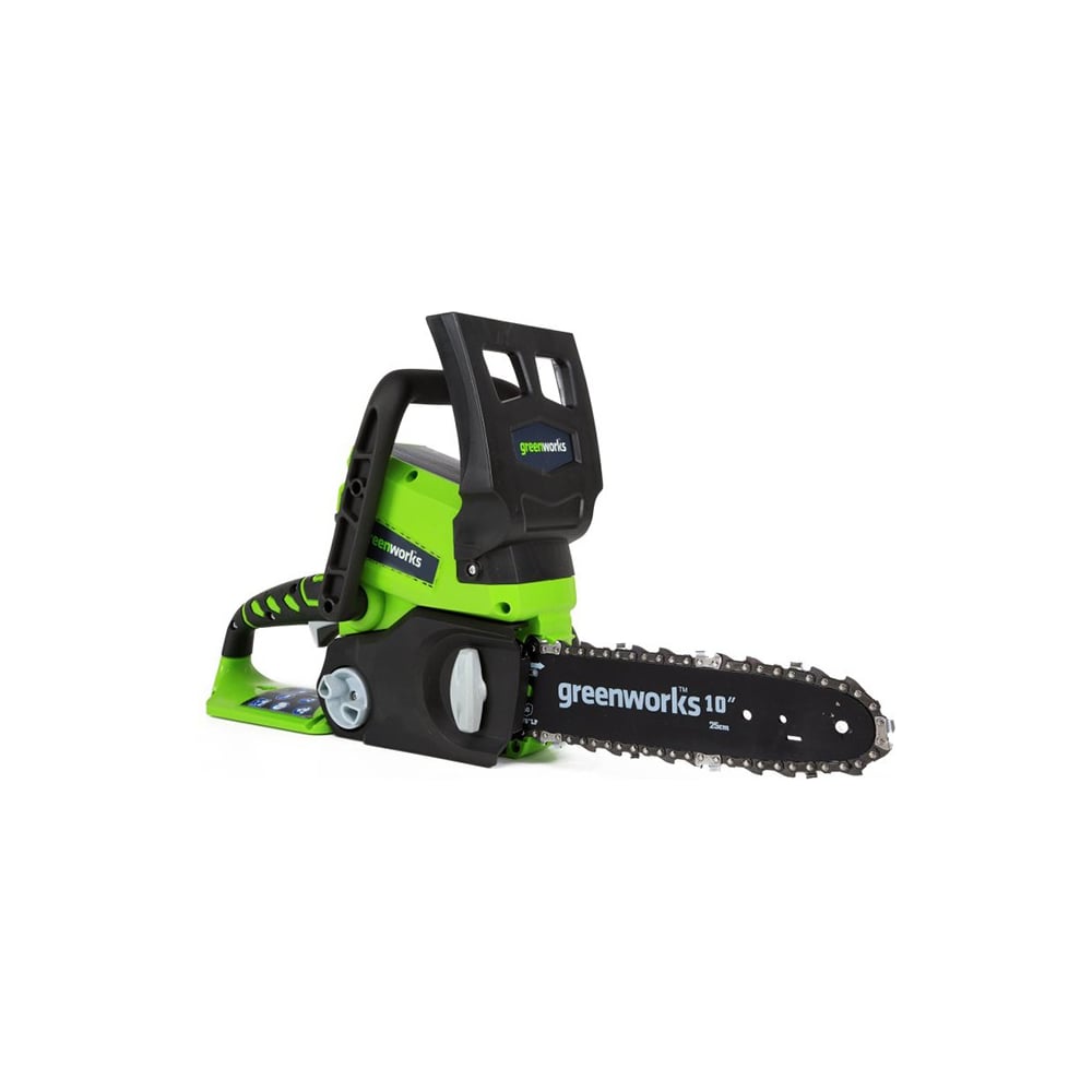 фото Аккумуляторная цепная пила greenworks g24cs25 2000007