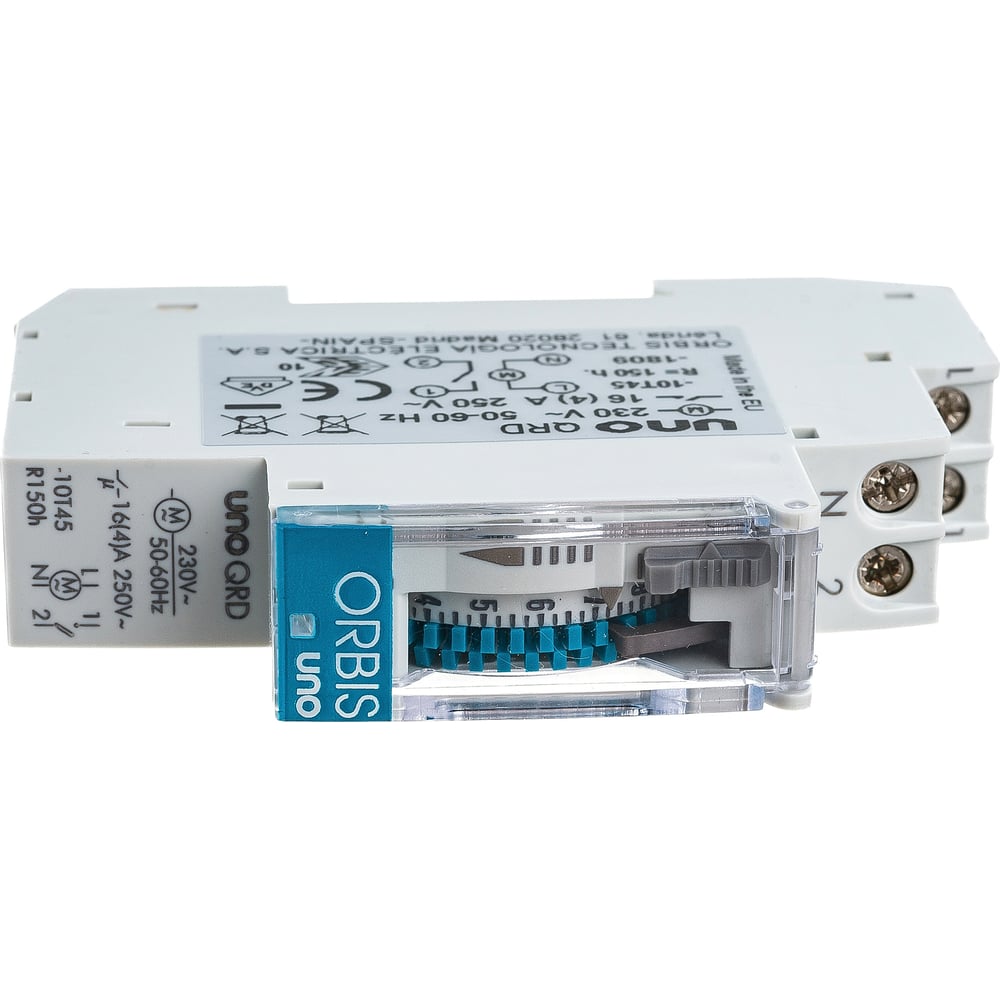 Изображение товара Модульное реле времени Orbis UNO QRD OB400232 суточное электромеханическое IP20