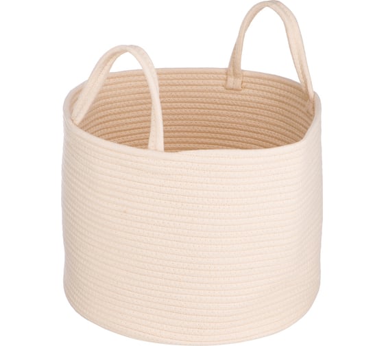 Изображение товара Корзина для хранения "Хлопок" HANDY HOME, Д350 Ш350 В290, бежевый LIS-25 L