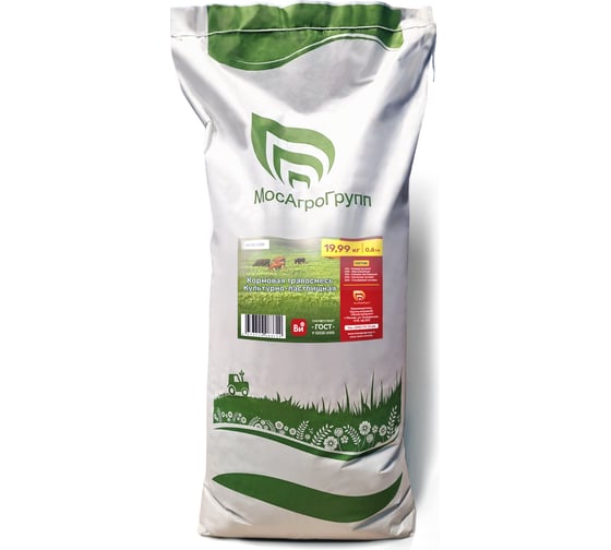 Изображение товара Кормовая травосмесь МосАгроГрупп культурно-пастбищная 19.99 кг МАВИК200005