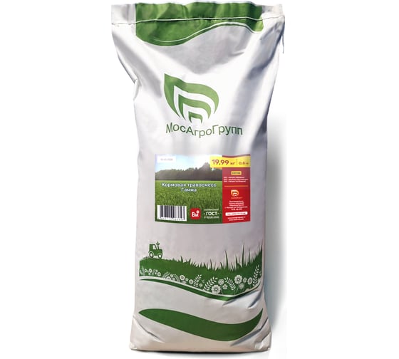 Изображение товара Кормовая травосмесь МосАгроГрупп гамма 19.99 кг МАВИК200017