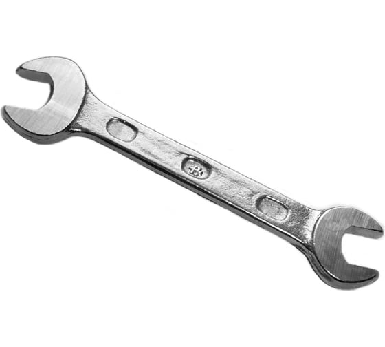 Изображение товара Двусторонний рожковый гаечный ключ Арефино инструмент цинк, 19x22 С118