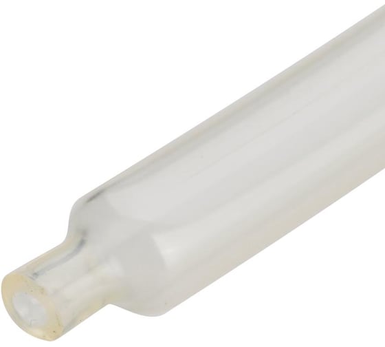 Изображение товара Термоусадочная клеевая трубка КВТ, ТТК-3:1-6/2 прозрачная 59683