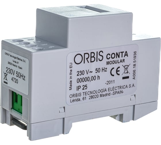Изображение товара Модульный счетчик моточасов Orbis CONTA MODULAR OB180802