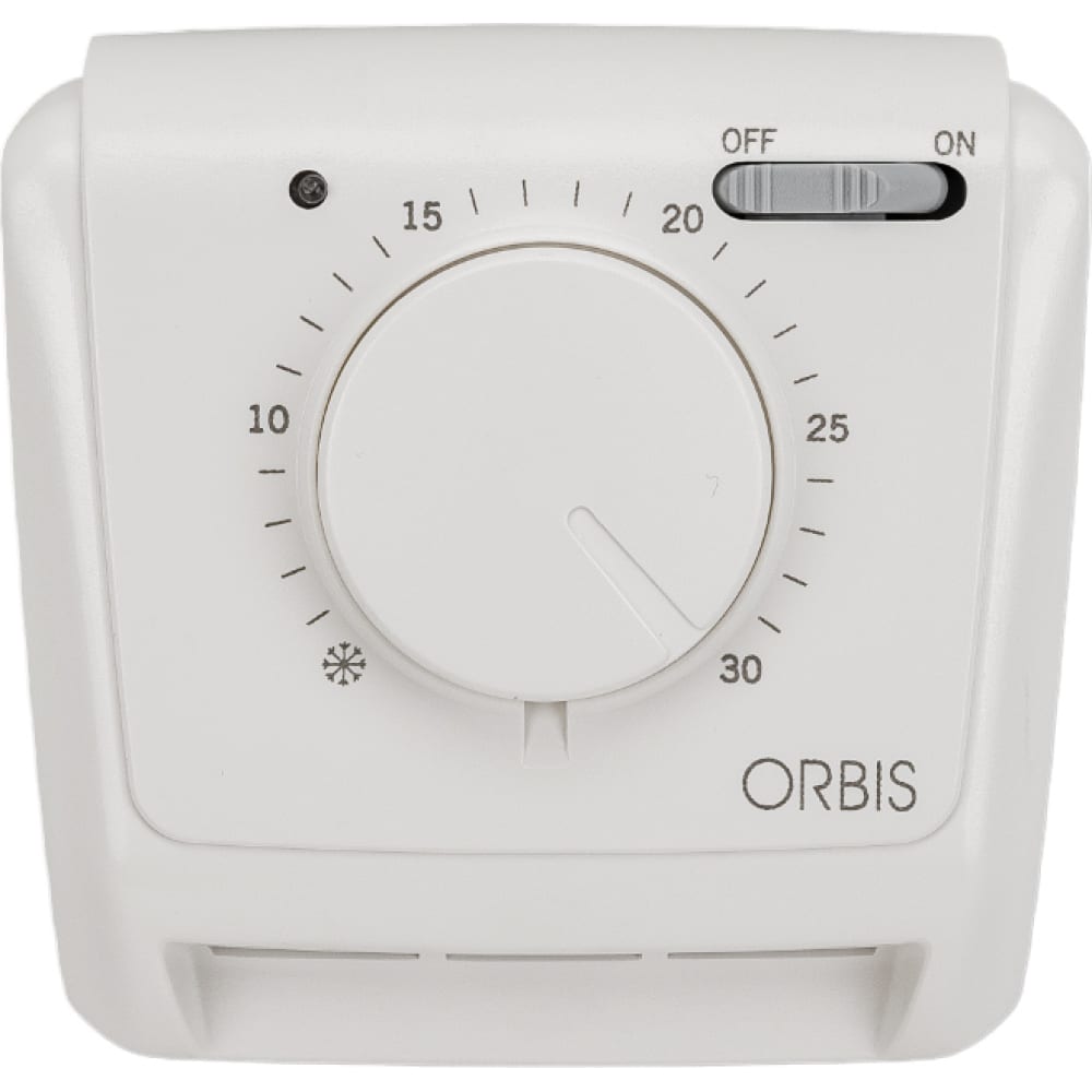 Механический термостат Orbis, цвет белый