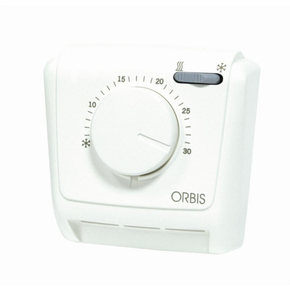 Механический термостат Orbis, цвет белый