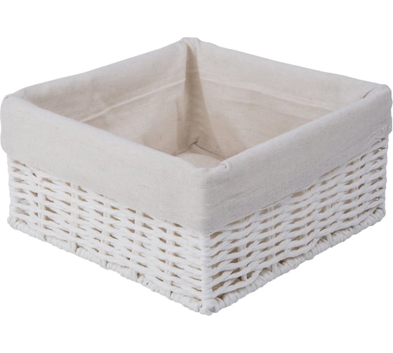 Изображение товара Стеллажная корзина HANDY HOME paper, 20x20x10, белый QR-P04
