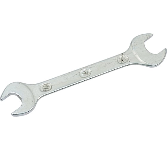 Изображение товара Двусторонний рожковый гаечный ключ Арефино инструмент цинк, 24x27 С359