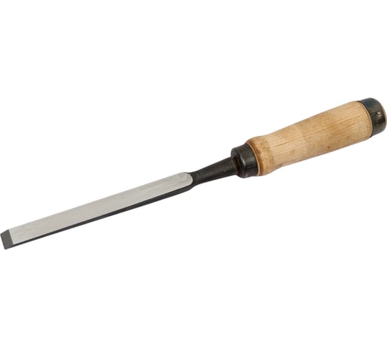 Изображение товара Столярное долото Арефино Инструмент горячая штамповка, с деревянной ручкой, 8 мм С19