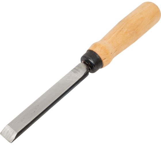 Изображение товара Плоская стамеска Арефино Инструмент холодная штамповка, с деревянной ручкой, 16 мм С37