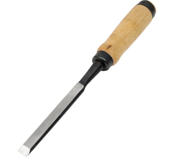 Изображение товара Стамеска-долото Арефино Инструмент горячая штамповка, с деревянной ручкой, 12 мм С94
