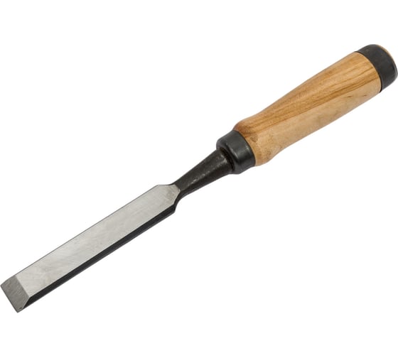 Изображение товара Стамеска-долото Арефино Инструмент горячая штамповка, с деревянной ручкой, 18 мм С335