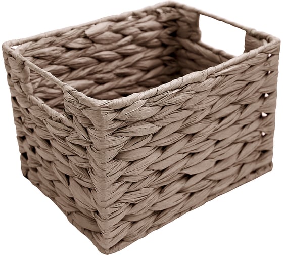 Изображение товара Стеллажная корзина HANDY HOME колос, 31x22x19 cм, бежевый QR-21L