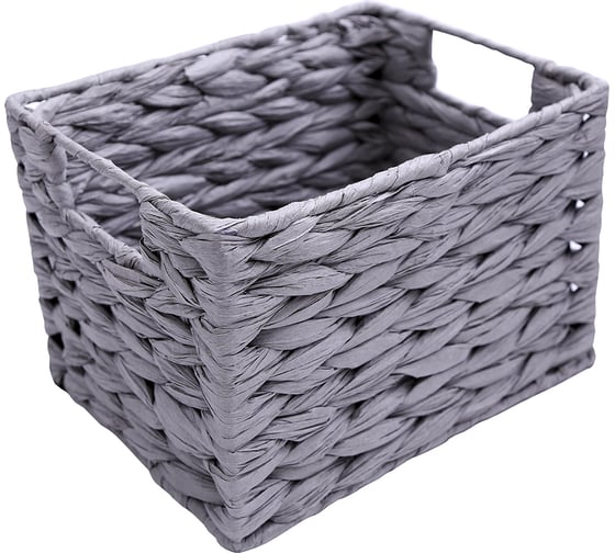 Изображение товара Стеллажная корзина HANDY HOME колос, 31x22x19 cм, серый QR-20L