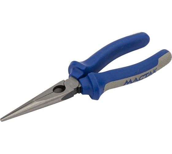 Изображение товара Удлинённые тонкие прямые плоскогубцы (200 мм, держатель) МАСТАК 030-10200H