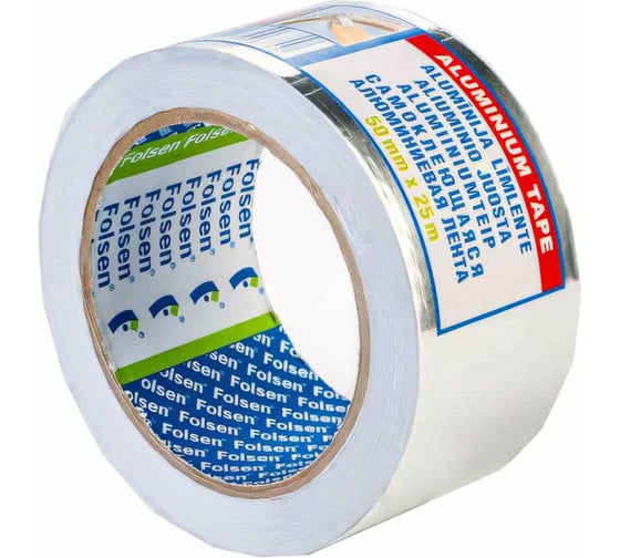 Изображение товара Алюминиевая лента Folsen 50мм x 25м 63мкм 074252