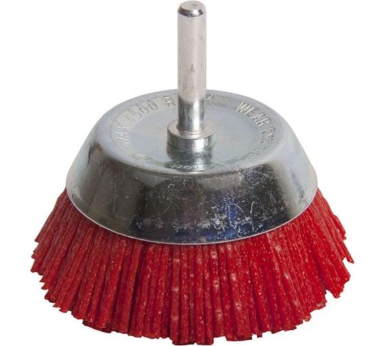 Изображение товара Щетка-крацовка чашечная для дрели, полимерная проволока Р120, 75 мм Toolberg 2302071 Лк-00003878