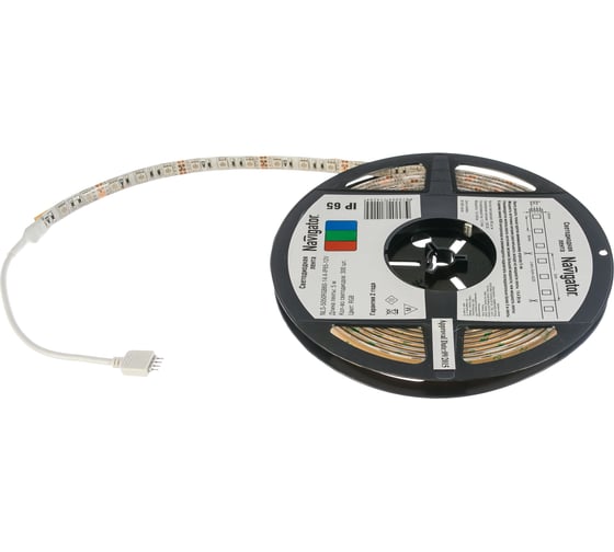 Изображение товара Лента Navigator СД 71 429 NLS-5050RGB60-14.4-IP65-12V R5 5 м 71429