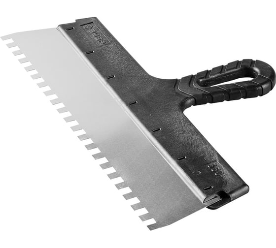 Изображение товара Фасадный зубчатый шпатель 150 мм Зубр МАСТЕР 10078-15-06