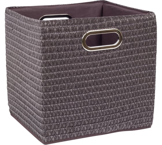 Изображение товара Складной короб для хранения HANDY HOME 310х310х310, коричневый QR12F-L